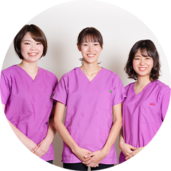 スタッフ全員女性鍼灸師（国家資格）